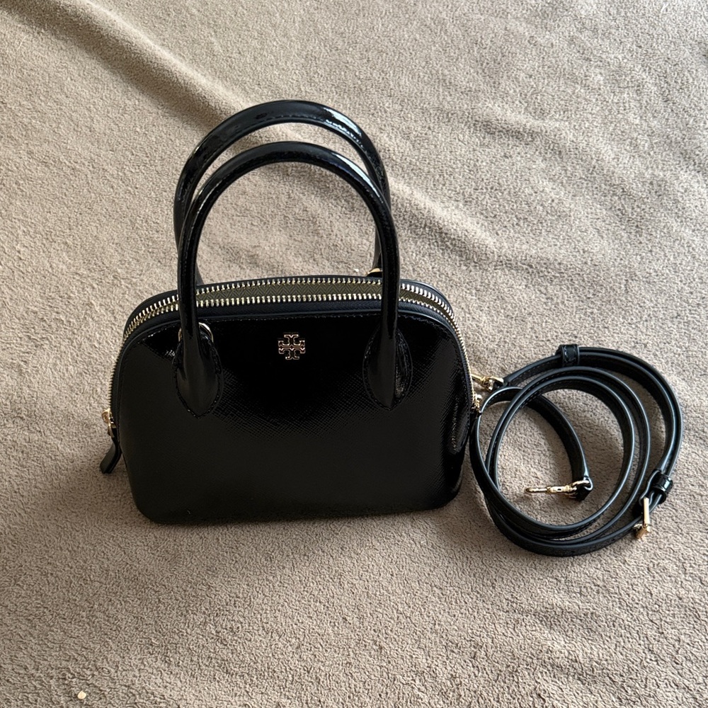 Tory Burch Black Satchel Bag - Picture 1 of 3